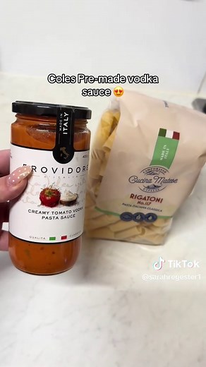 Coles Pre-Made Vodka Sauce for Easy Pasta Dishes