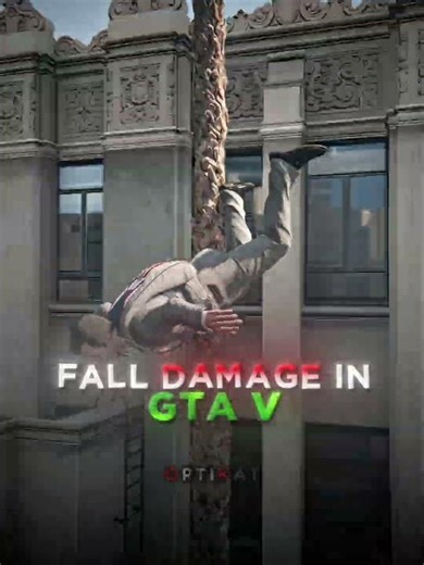 GTA: 5 Fall Damage 👶🏻 vs GTA: VC fall damage 💀 #gta #gta5 #gtavc