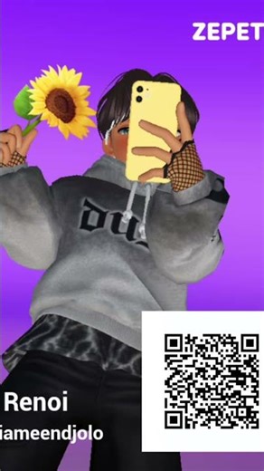 scanner QR code ZEPETO STP #zepeto