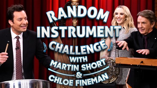 85K views · 484 reactions | Random Instrument Challenge w/ Martin Short & Chloe Fineman! 論 | The Tonight Show Starring Jimmy Fallon | Facebook