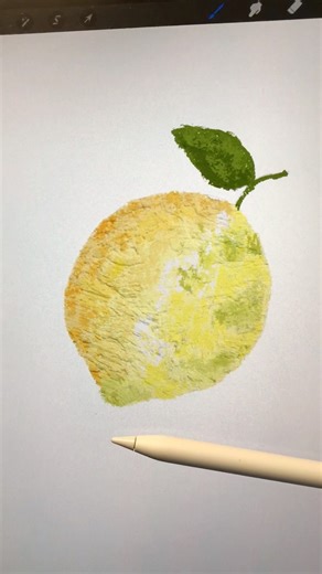 Realistic oil pastel textures in Procreate #procreatetutorial #digitalart #procreateart #procreate