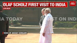 4.1K views · 87 reactions | PM Narendra Modi meets German Chancellor Olaf Scholz in Delhi, economic ties and green tech on cards, watch. #ITVideo #PMModi #Germany #OlafScholz | India Today | Facebook