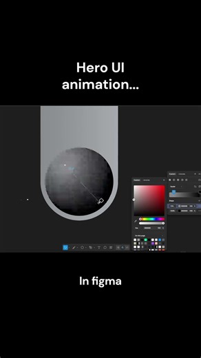 Trendy full screen HERO UI animation in figma #figmatutorial