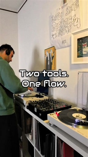 That vocal gets you locked in. Raw groove, hip-hop touch. Vinyl-only transition. #vinylonly #minimaltech #deephouse #djtools #undergroundmusic