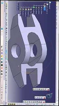 Rocker arm v6 engine Design in Catia V5: A Step-by-Step Tutorial #engineering @Free_cad_tutorial