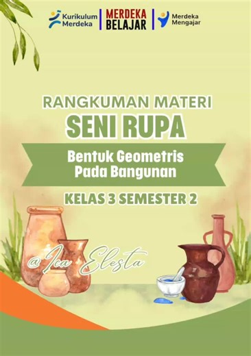 Rangkuman Materi Seni Rupa: Bentuk Geometris Bangunan