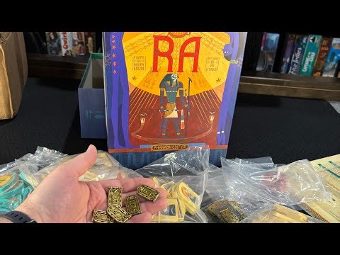 Unboxing Ra Pharaoh Edition- METAL AND WOOD EVERYWHERE