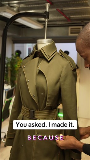 Knee Length Coat: Workwear Jacket Styled for Office