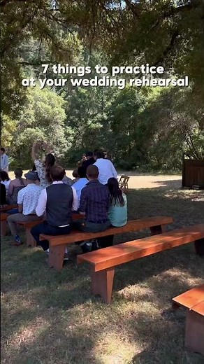 7 things to practice at your wedding rehearsal