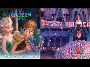 🎂🎉 Kids Book Read Aloud: Disney Frozen Fever : Anna's Birthday Surprise