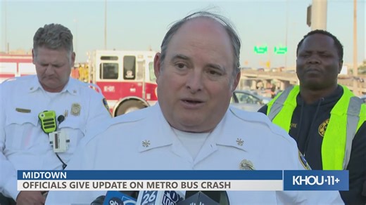 Officials provide update on Houston METRO bus crash