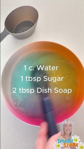 🫧 Easy Homemade Bubble Solution | DIY Bubbles Recipe for Kids | Smart Start with Miss Daisy