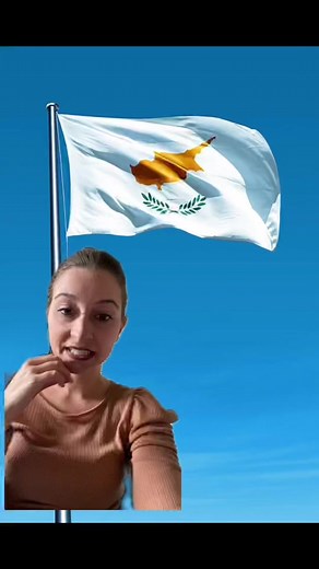 Flag of Cyprus! What flag should I do next? #flag #flags #flaggirl #geography #geographyfacts #funfacts #cyprus #cypriot #travel #traveltiktok #travellife #travelbucketlist #cyprustiktok