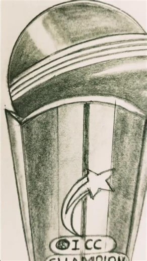 ICC Champion Trophy drawing 🫰🏆 #drawing​ #cricket​ #shorts​ #art​ #shortsfeed #ytshorts #creative​