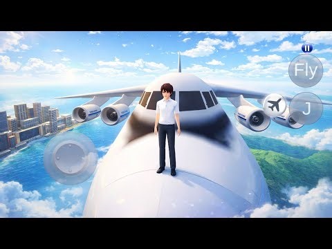 3D Driving Class ✈️ Airplane Fly Mode Adventure 🌍 Sky Driving Challenge 😲