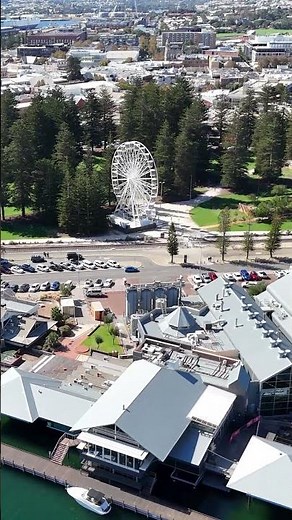 Beautiful Aerial Tour of Fremantle Harbour, Australia #travel #australia