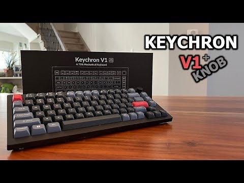 Keychron V1 Carbon Black with Knob - The BEST budget keyboard right now! - Unboxing