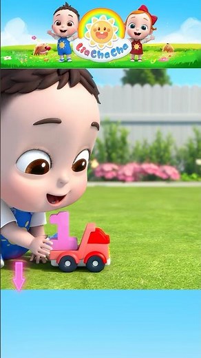 Ten Little Trucks | Nursery Rhymes & Toddler Songs | LiaChaCha #liachacha #babysong #shorts