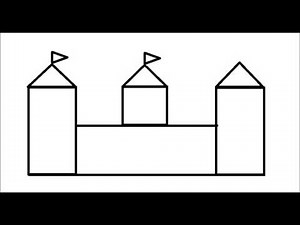EDUCACION INFANTIL.DIBUJO UN CASTILLO