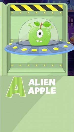 Monster Foods - Alien Apple! | Silly Billy Toons #kidslearning #kidssongs #nurseryrhymes