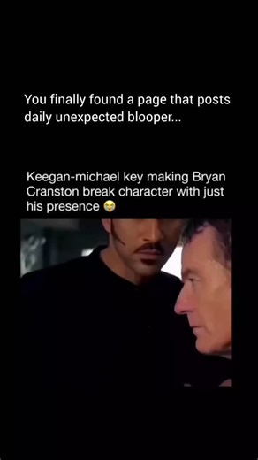 bloopers | Keegan-Michael Key and Bryan Cranston represent two very different but equally respected sides of modern acting. Key rose to fame through... | Instagram