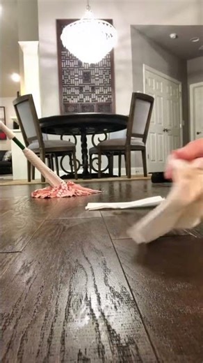 Paper Towel test #cleanfloor #mopping #CleanTok