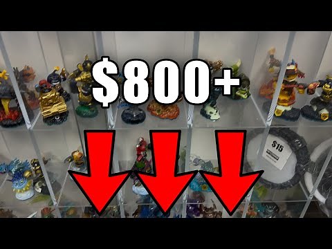 All The Rare Skylanders On One Shelf!