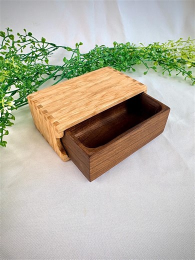 Handmade Salt Box – Sliding Drawer Salt Cellar - Etsy