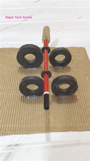 👉 Amazing Ring Magnet Science Experiment 😲 | Magnetic Force Trick #shorts