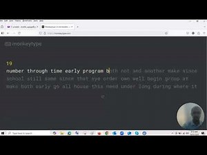 Monkeytype Typing Test
