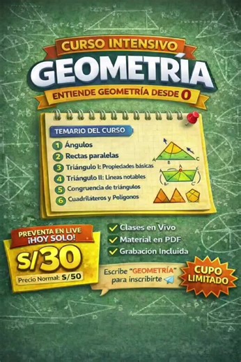 Curso Intensivo de Geometría Práctica y Sencilla
