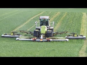 Claas Cougar 1400 | World's Biggest Self-Propelled Mower - 14 Meters Wide