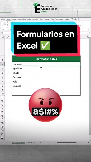 Inserta líneas de formulario automáticamente en Excel ✅