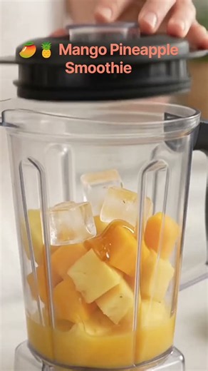 🥭🍍 Tropical Mango Pineapple Smoothie | Easy & Refreshing Recipe 🥤