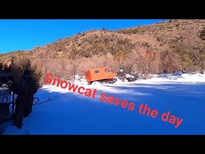 Snow Cat Rescue Work