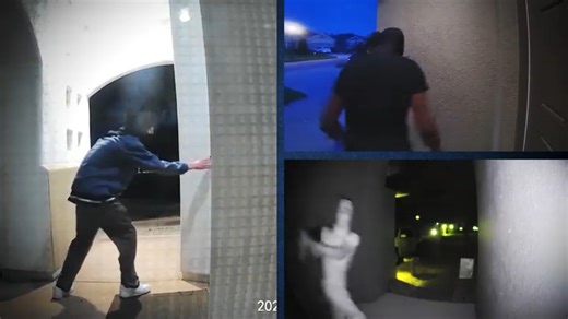 People are kicking down doors as part of a social media trend, police say