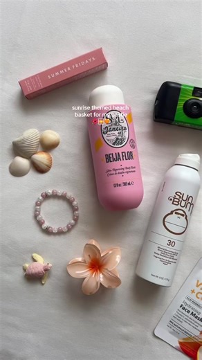 Summer Beach Basket Gift Ideas for Besties