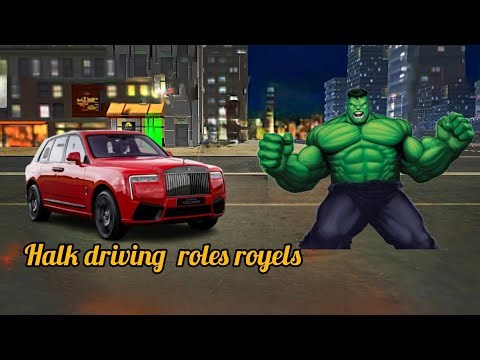 Hulk Driving a Rolls-Royce Cullinan in the City | Funny Hulk Luxury Car Adventure