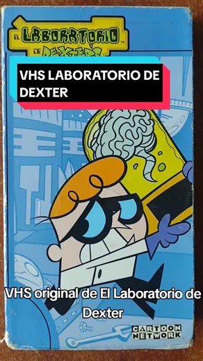 VHS Original de El Laboratorio de Dexter: Un Clásico Retro
