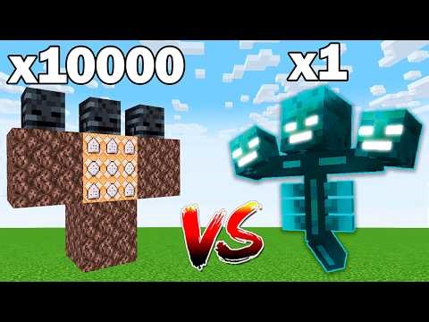 Witherzilla 99999 Phase vs 10.000 Horror Wither Storms!