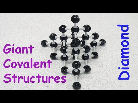 Giant Covalent Structures: Diamond, graphite and silicon dioxide. GCSE chemistry