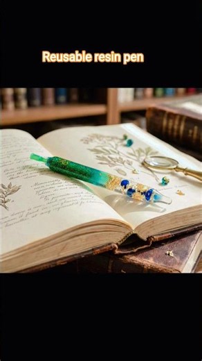 How to Make Reusable Resin Pen 🖊️ | DIY Resin Pen Tutorial for Beginners #diy #resin