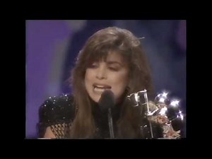 Paula Abdul wins "Best Female Video"