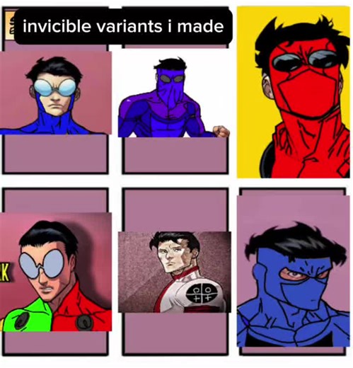 my fan made invicible variants | strongest invincible variant