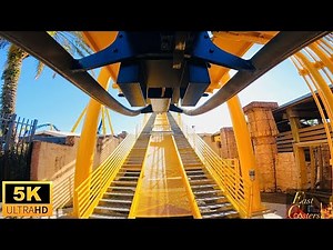 Montu POV 5K B&M Inverted Roller Coaster Busch Gardens Tampa Bay, FL