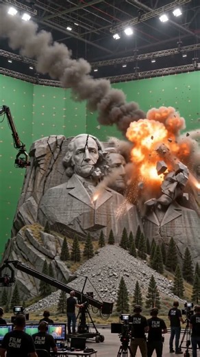 ☄️ How Hollywood Filmed a Meteor Striking Mount Rushmore 💥
