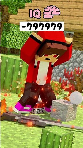 JJ vs TNT… 200 IQ or Total Disaster? #minecraft #shorts