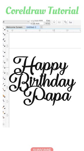 Easy step to Create a Keychain Design | Coreldraw tutorial