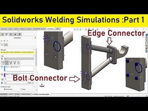Solidworks Simulations I Edge Weld Connector Analysis of Hanger Assembly