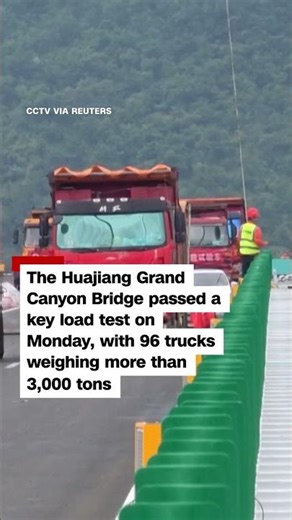 World’s tallest bridge passes load test